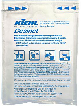 DESINET COMPACT CONC Manual -Detergent dezinfectant fara aldehide 25ml Kiehl Kiehl imagine 2022 depozituldepapetarie.ro